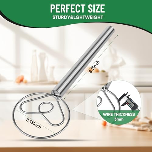 Danish Dough Whisk Stainless Steel