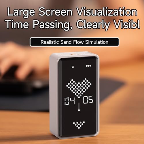Visual Timer, Rechargeable Digital Hourglass Timer
