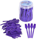 PANA 100pcs Brand Cosmetic Make Up Disposable Plastic 2.5" Spatulas Skin Care