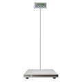 SIKE EPS660 Bariatric Floor Scale with Extra-Large Platform, SIKE Digital Postal Shipping Scale, 660 x 0.2lb(300kg x 0.1kg), 22" x 22" Platform, Stainless Steel, Heavy Duty