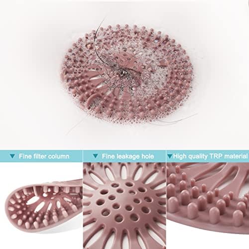 Gotega 5 Pack Sink Drain Strainer, Hair Catcher