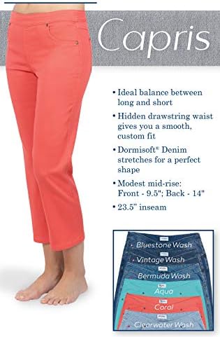 PajamaJeans Women's Capri Pants