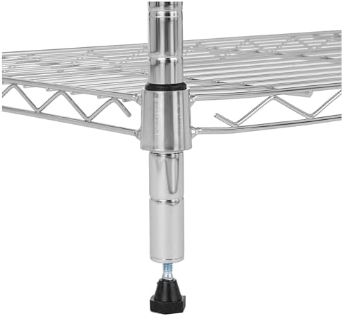 Amazon Basics 5-Shelf Tower Adjustable Storage Shelving Unit, 150 lbs Per Shelf