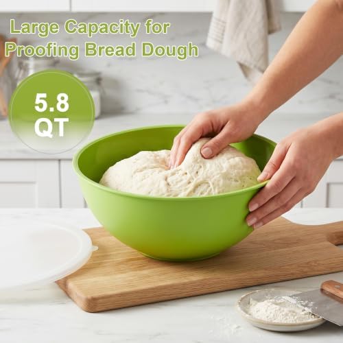 BoxedHome BPA Free Plastic Round Mixing Bowl