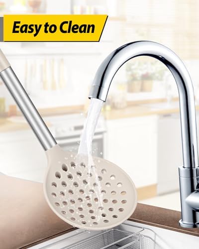 BUNDLEPRO Kitchen Ladle Strainer, 2 Pack