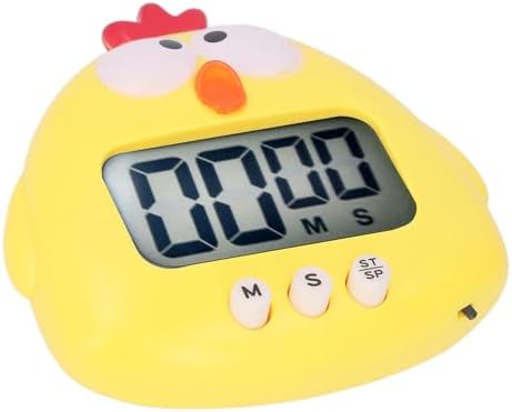 Digital Kitchen Timer Countup Countdown Cartoon Animal Sound Flash Alert Easy