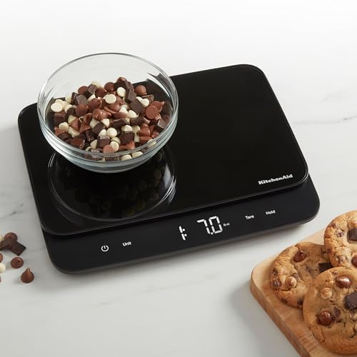 KitchenAid KQ917 High Capacity Glass Surface Digital Kitchen and Food Scale
