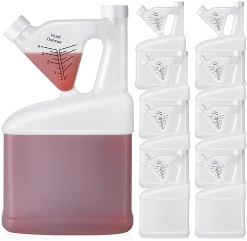 8 Pcs 64oz Tip Measure Container Tip and Pour Measuring Cup
