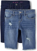 The Children's Place Girls Twill Skimmer Shorts