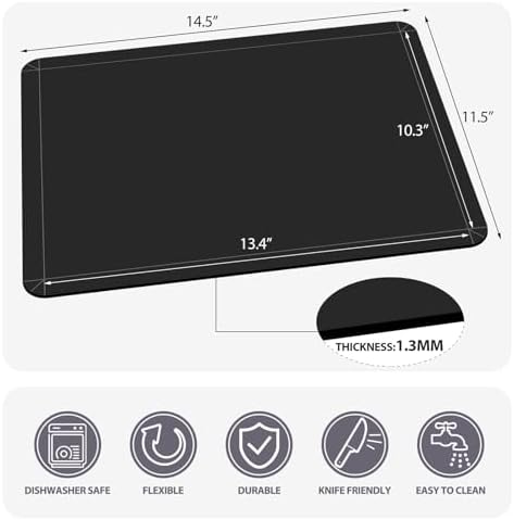 WK Flexible Plastic Cutting Boards Mats