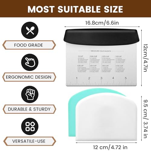 SCHVUBENR Dough Scraper Set