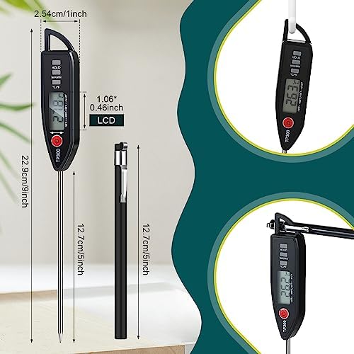 Copkim 6 Set Digital Food Thermometer Long Probe Instant