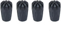 Walking Stick Tips Rubber 4pcs Trekking Pole Tips Replacement- Rubber Feet for Hiking Poles, Walking Sticks, Trekking Poles | Rubber Tip for Walking Sticks Hiking Trekking Poles Boot Tips Rubber Feet