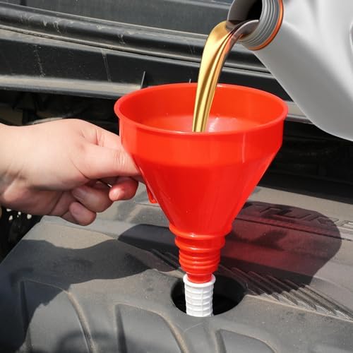 Wide Mouth Oil Funnel Flexible Fuel Funnel