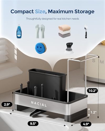 Nacial Kitchen Sink Organizer, Sink Caddy