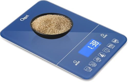 Ozeri Touch III 22 lbs Digital Kitchen Scale, in Tempered Glass