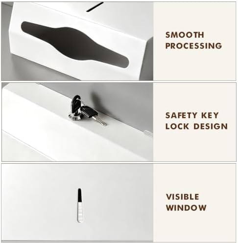 Gorlary Commercial Paper Towel Dispenser Wall Mount