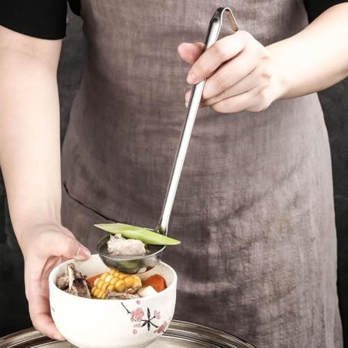 Stainless Steel Soup Ladle Set Long Handled Spoons