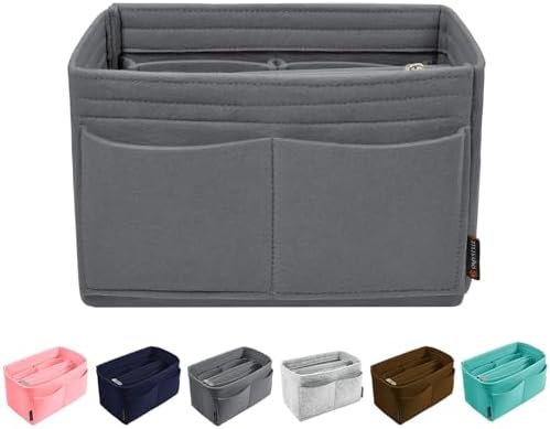 OMYSTYLE Purse Organizer Insert, Felt Tote Bag Organizer Insert