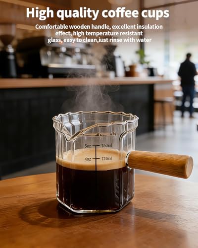 Espresso Measuring Cup 5 Oz, Espresso Glass Cups