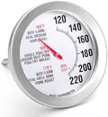 Stainless Steel Oven Safe Meat Thermometer, Extra Large 2.4-inches Dial