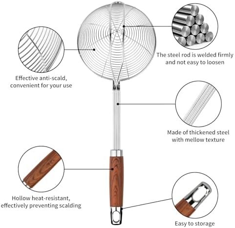 ChefBee 5.3" Stainless Steel Spider Strainer