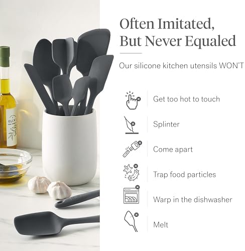 GIR: 10-Piece Silicone Essentials Kitchen Utensils Set – Charcoal
