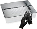 Soil Sifter, 1/4-inch Compact Galvanized Garden Sieve
