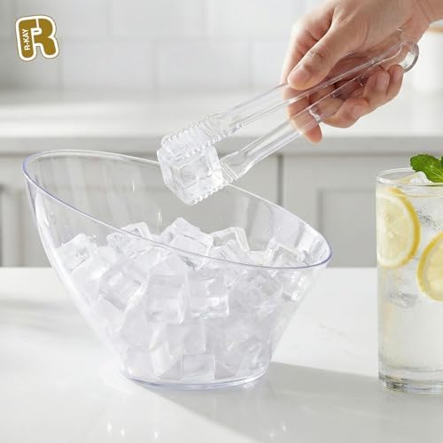 12 Pack Clear Small Serving Tongs