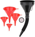 5-Piece Automotive Oil Funnel Set