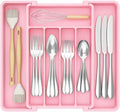 Lifewit Expandable Silverware Drawer Organizer, Kitchen Utensil Tray