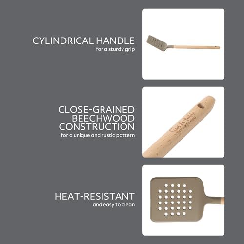 Sur La Table Kitchen Essential Chef's Toolkit Silicone Slotted Turner