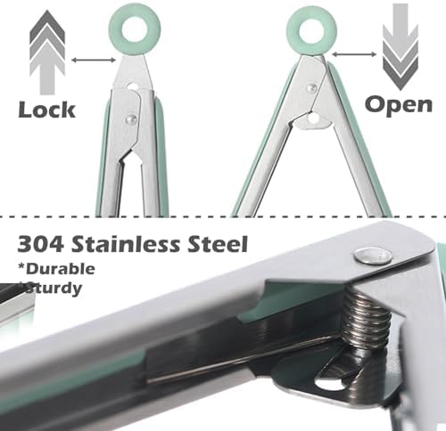 9" Kitchen Tongs for cooking