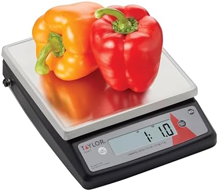 Taylor TE22FT 22-Pound Digital Portion Control Scale, Food Scale