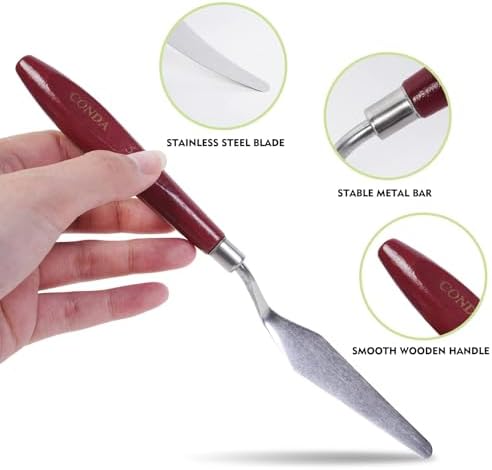 CONDA 5 Pcs Palette Knife Painting