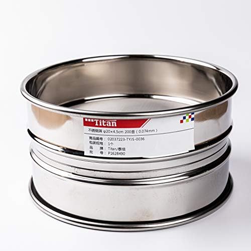 φ20×4.5cm 325 Mesh 304 Stainless Lab Sieves Economy Test Sieve 304 Stainless