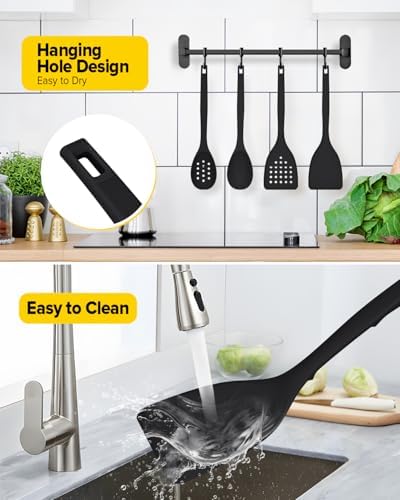 BUNDLEPRO Silicone Cooking Utensils Set