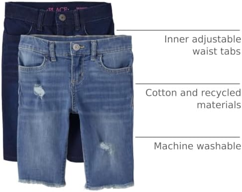 The Children's Place Girls Twill Skimmer Shorts