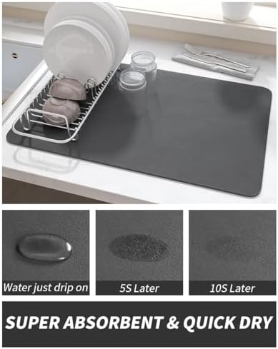 AMOAMI Coffee Mat Dish Drying Mat