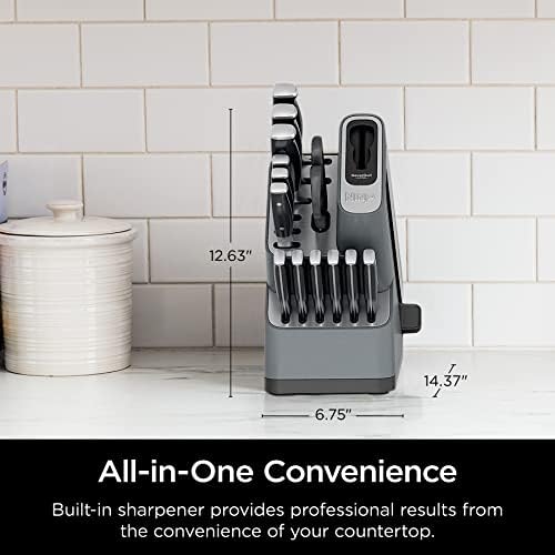 Ninja® NeverDull™ 14-Pc Knife System, Built-in Sharpener