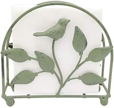 Cast Iron Bird & Tree Classic Napkin Holder/Tabletop Freestanding Tissue
