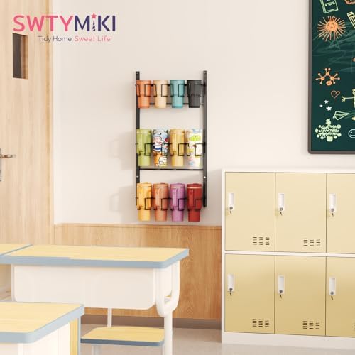 SWTYMIKI 3-Tier Water Bottle Organizer – Over the Door Stanley Cup Holder