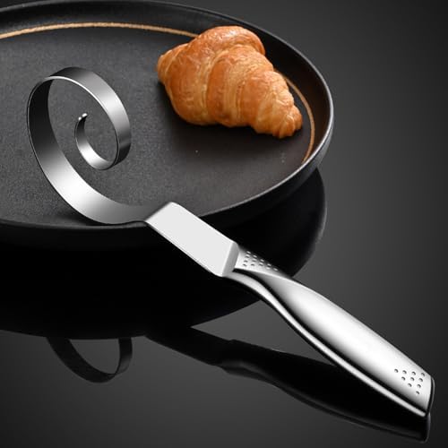Seamless Danish Dough Whisk -10" Stainless Steel Dutch Bread Dough Whisk Tool