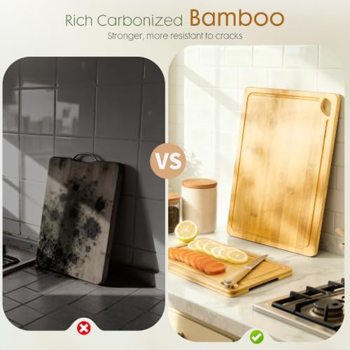 Astercook Nature Bamboo Cutting Boards