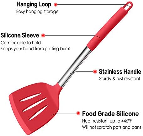 LIANYU 15-Piece Cooking Kitchen Utensils Set