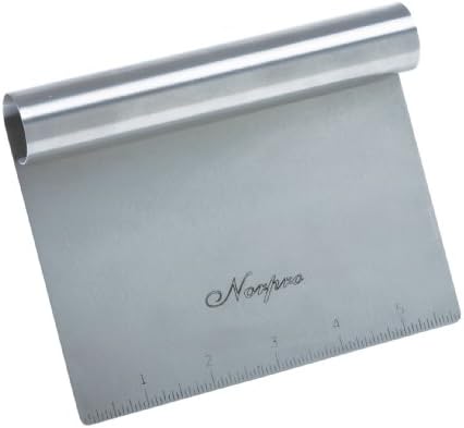 Norpro Stainless Steel Scraper/Chopper, 6in/15cm x 4in/10cm