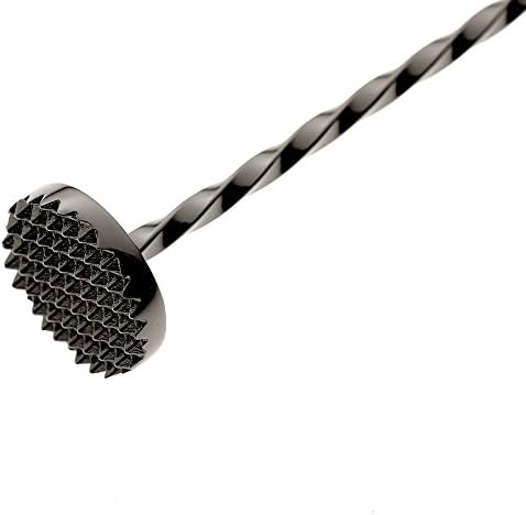 Barfly Bar Spoon with Muddler 11 13/16", Gun Metal Black
