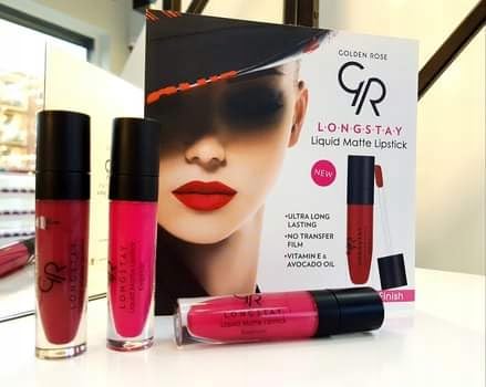 Golden Rose Matte Lipkit Blush Pink - Long-Lasting Liquid Lipstick with Lipliner