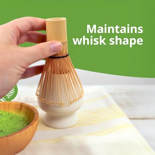 BlendWell Ceramic Matcha Whisk Stand, Protects Shape and Extends Whisk Life