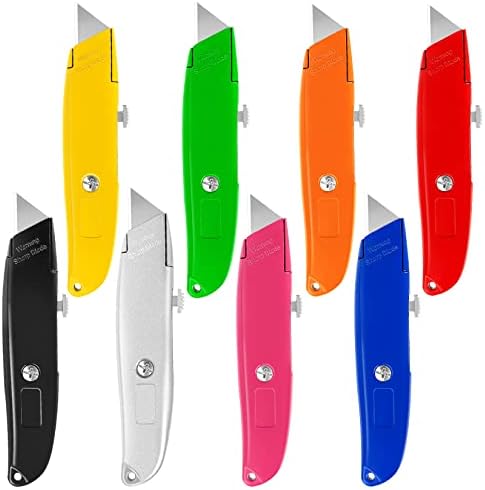 DIYSELF 8 Pack Box Cutters, Premium Utility Knife